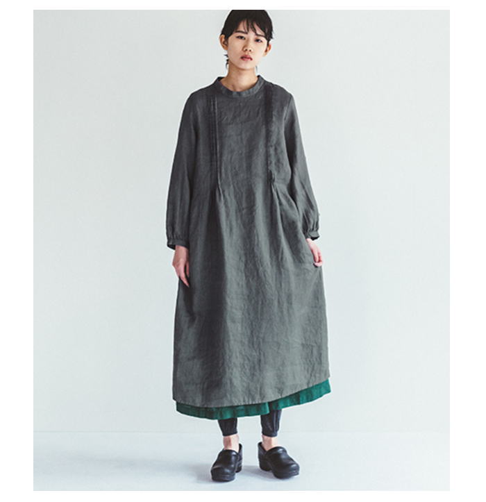 fog linen work / サフィアワンピース(アシェ) | DAILIES：三鷹の